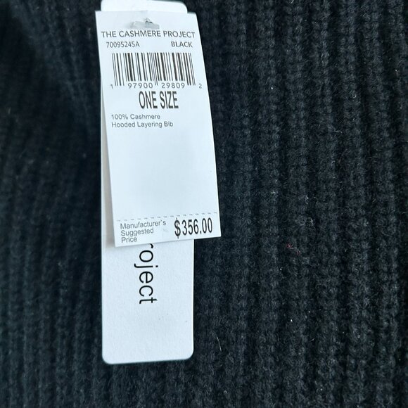 100% Cashmere Hooded Layering Bib- The Cashmere Project - Picture 5 of 5